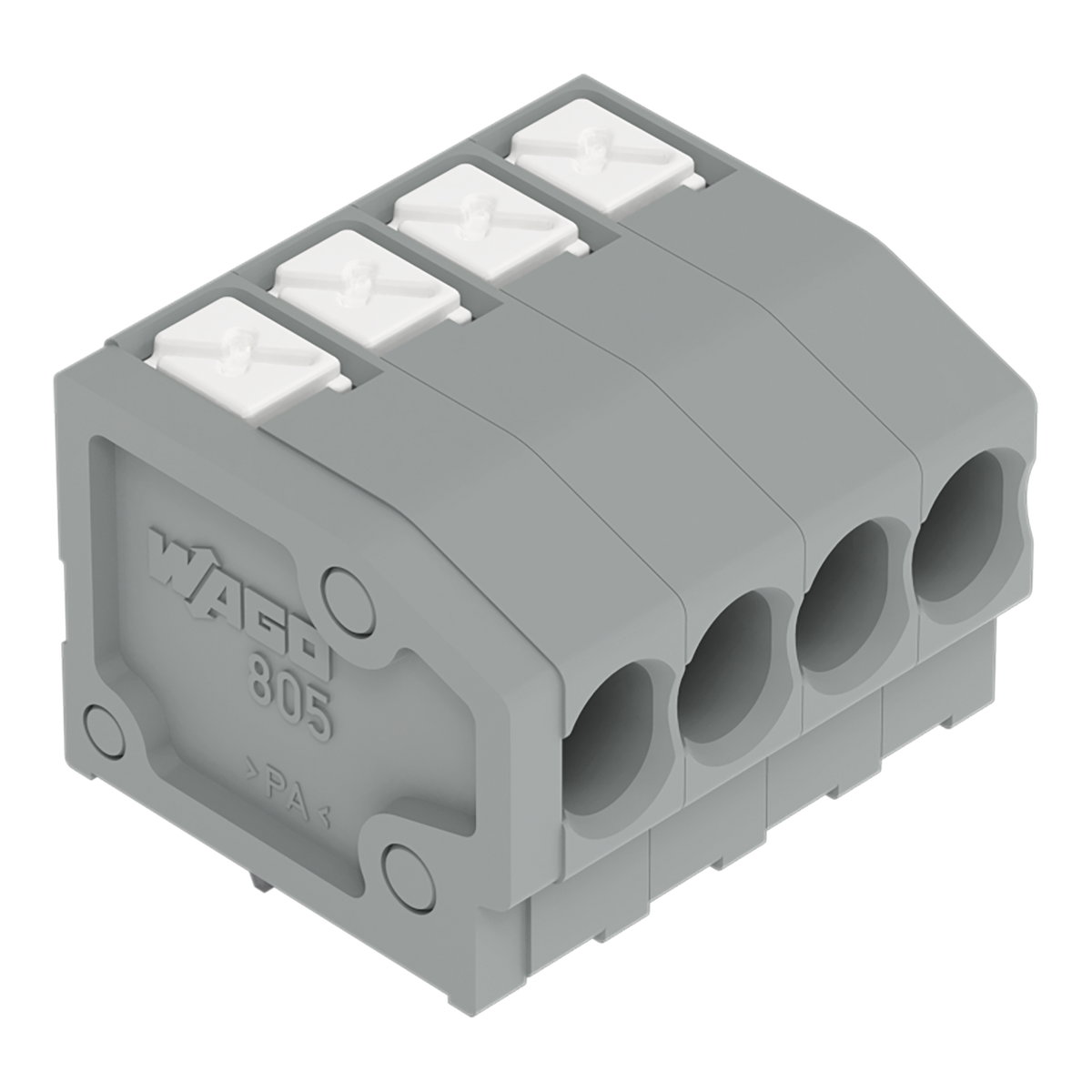 Leiterplattenklemme,Drücker,1,5 mm²,grau