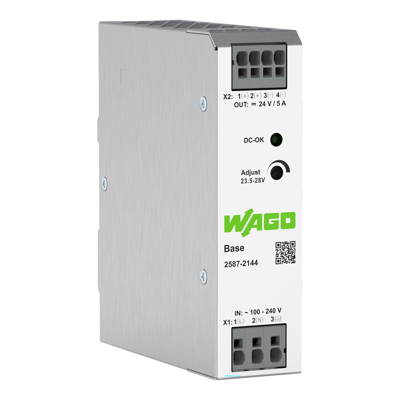 Primär getaktete Stromversorgung, Base, 1-phasig, DC 24 V, 5 A – Bild 2 von 4