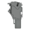 1-Leiter-Federleisten-Anfangsmodul Push-in CAGE CLAMP® 4 mm² grau