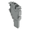 1-Leiter-Federleisten-Mittelmodul Push-in CAGE CLAMP® 4 mm² grau