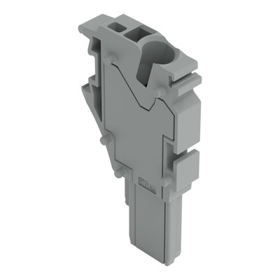 1-Leiter-Federleisten-Mittelmodul Push-in CAGE CLAMP® 4 mm² grau
