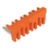 Schaltungsbrücker,4-fach,isoliert,orange
