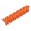 Schaltungsbrücker,7-fach,isoliert,orange