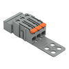 1-Leiter-Stiftleiste Hebel Push-in CAGE CLAMP® grau