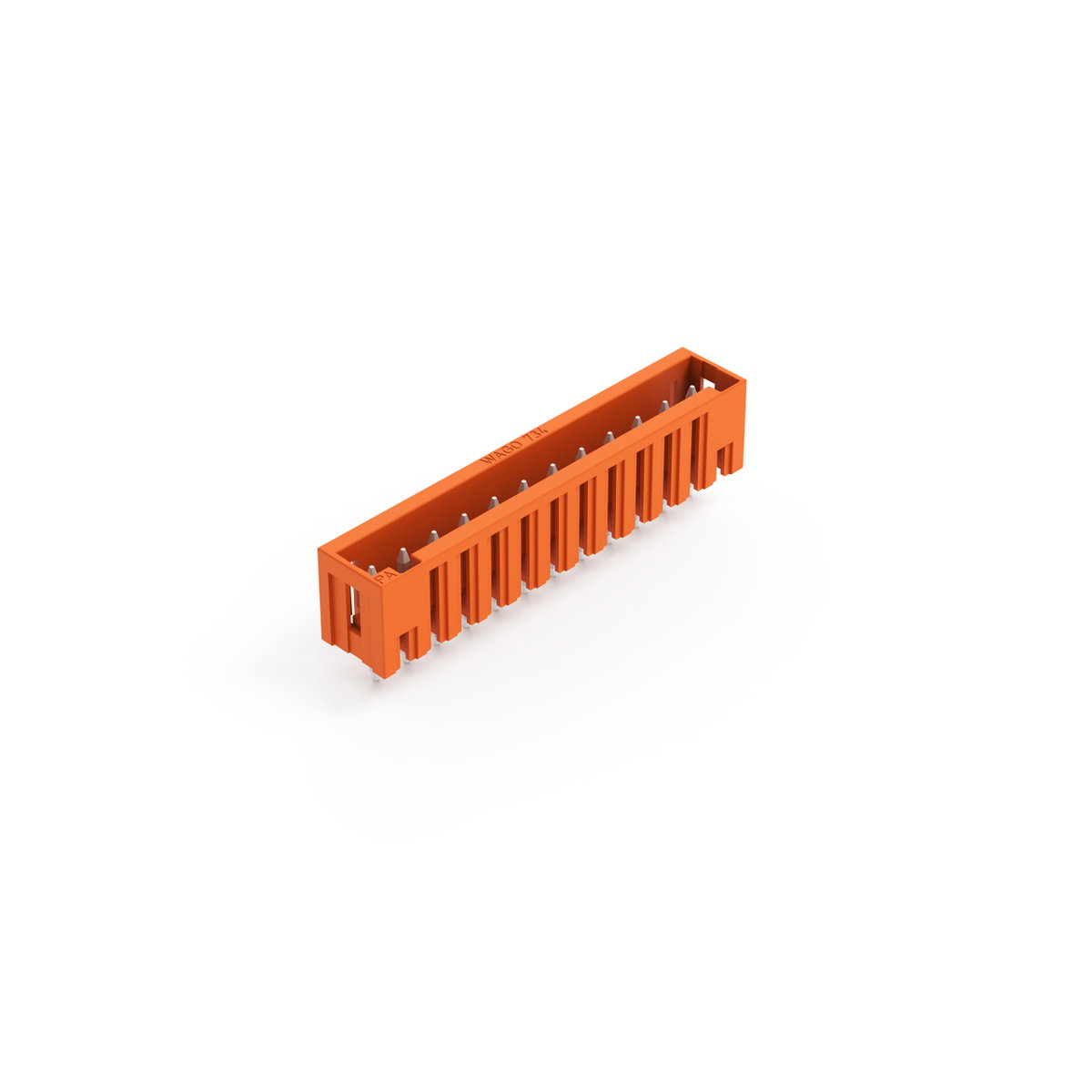 THT-Stiftleiste,Lötstift 1,0 x 1,0 mm,gerade,orange