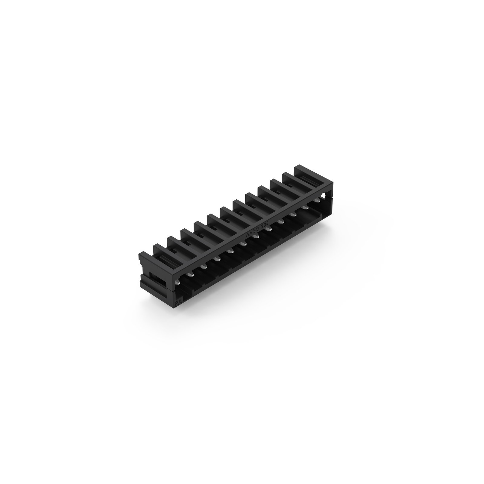 THR-Stiftleiste,Lötstift 1,0 x 1,0 mm,abgewinkelt,schwarz