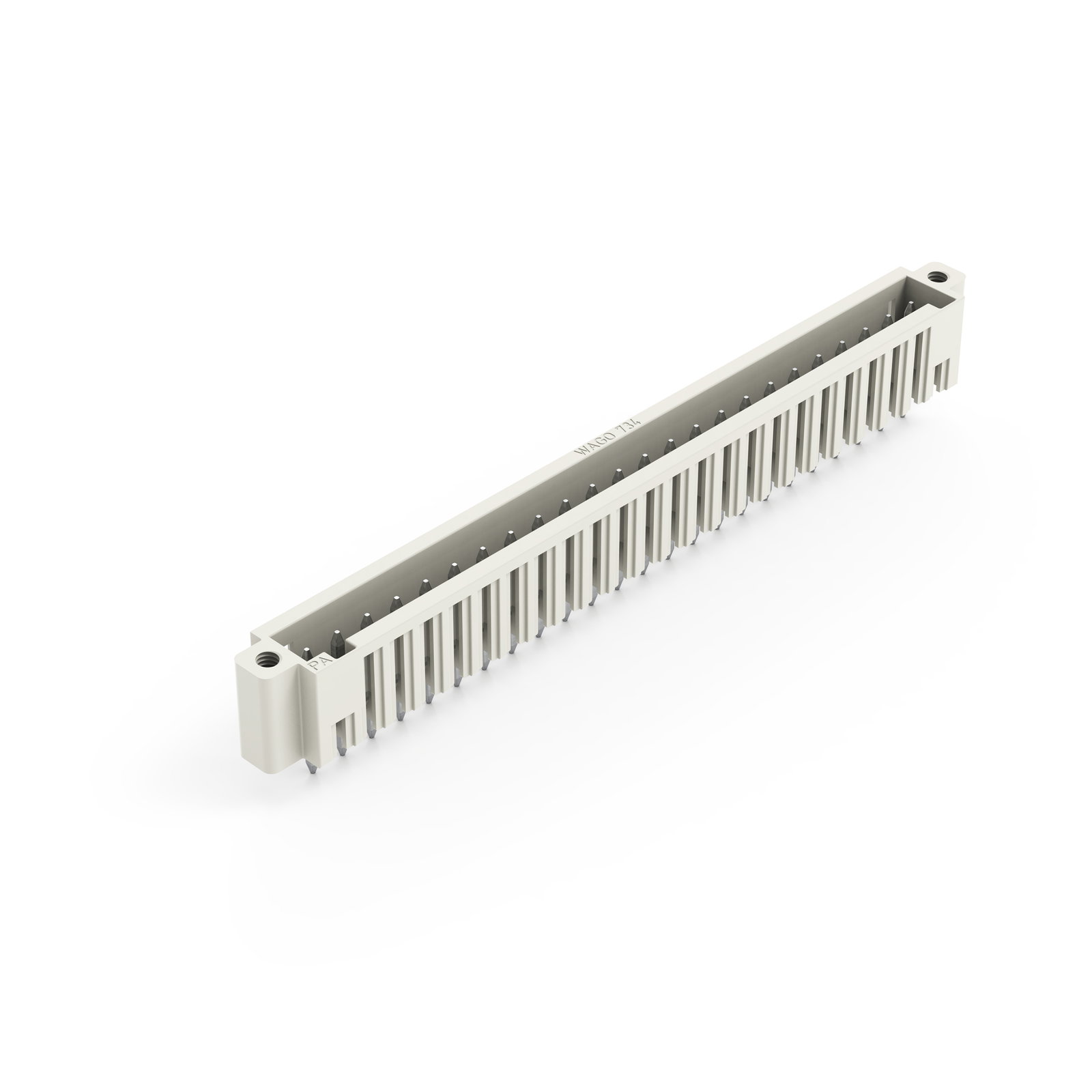THT-Stiftleiste,Lötstift 1,0 x 1,0 mm,gerade,lichtgrau