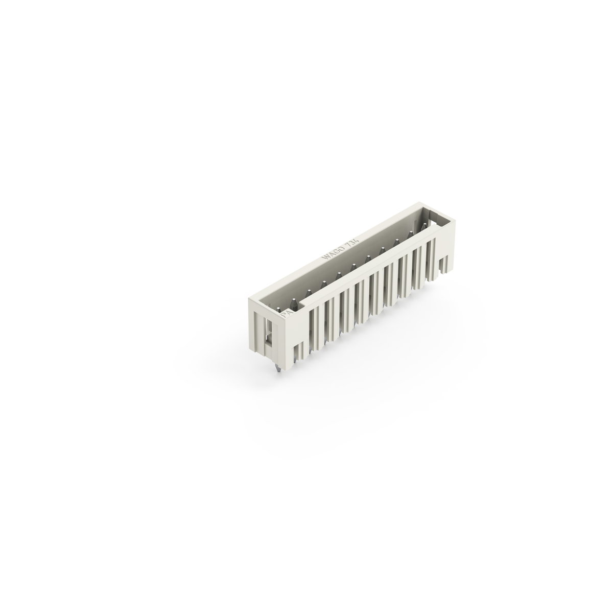 THT-Stiftleiste,Lötstift 1,0 x 1,0 mm,gerade,lichtgrau