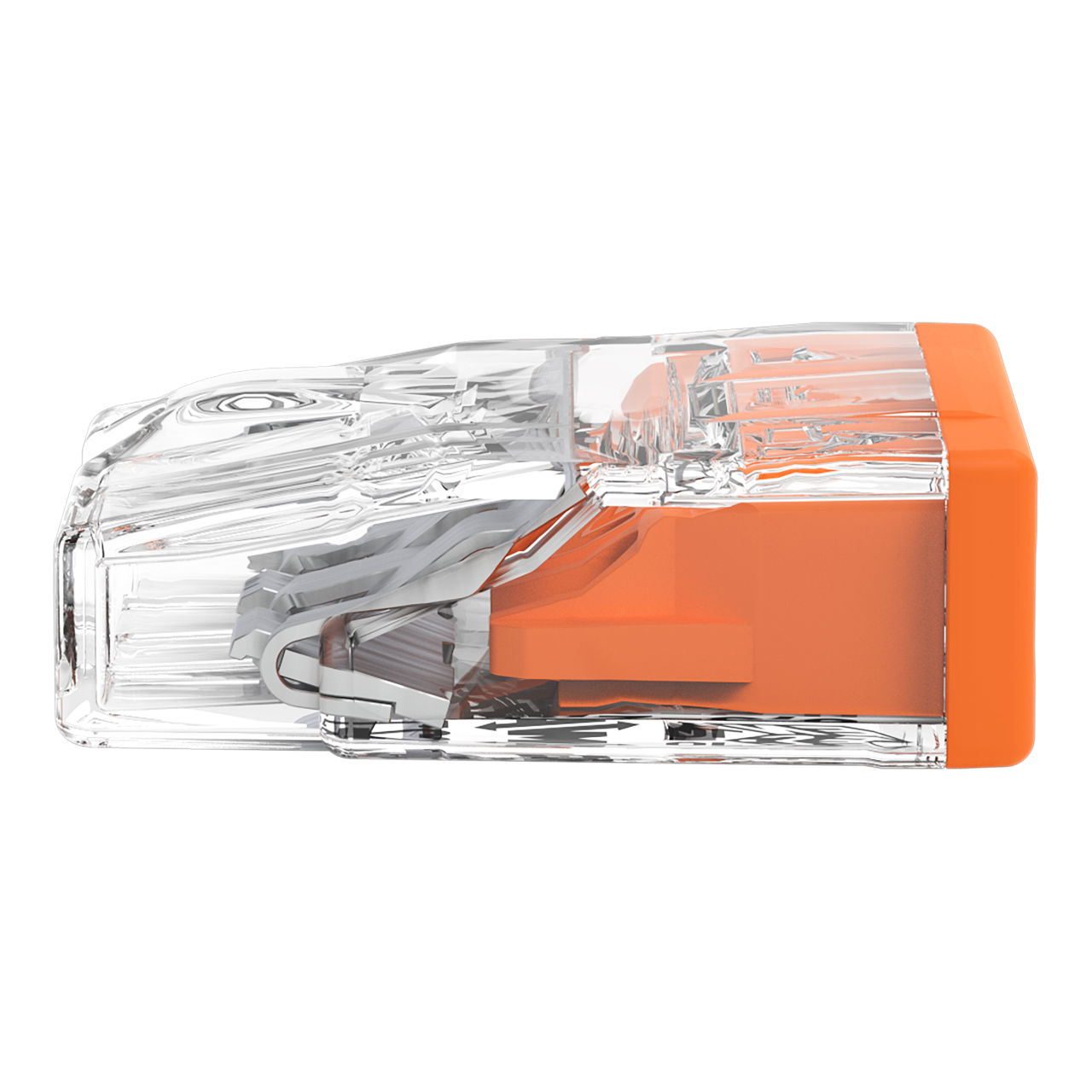 Verbindungsklemme zum Stecken,für eindrähtige Leiter,max. 2,5 mm²,transparent – Bild 6 von 7