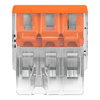 Verbindungsklemme zum Stecken,für eindrähtige Leiter,max. 2,5 mm²,transparent