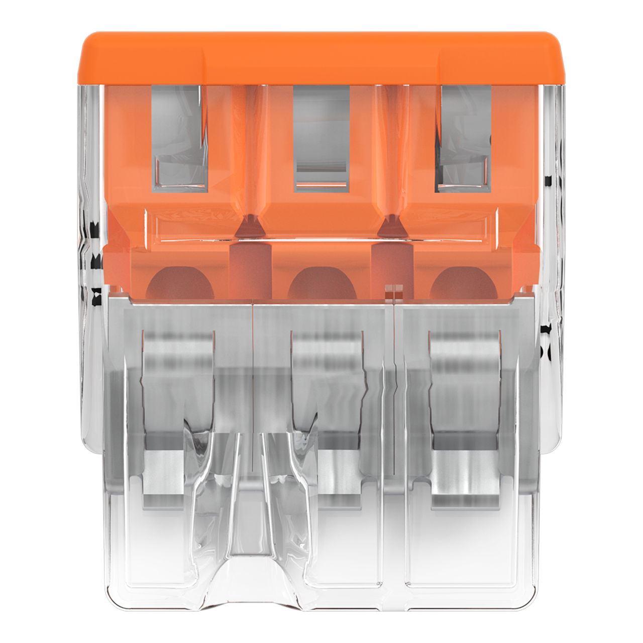 Verbindungsklemme zum Stecken,für eindrähtige Leiter,max. 2,5 mm²,transparent – Bild 5 von 7