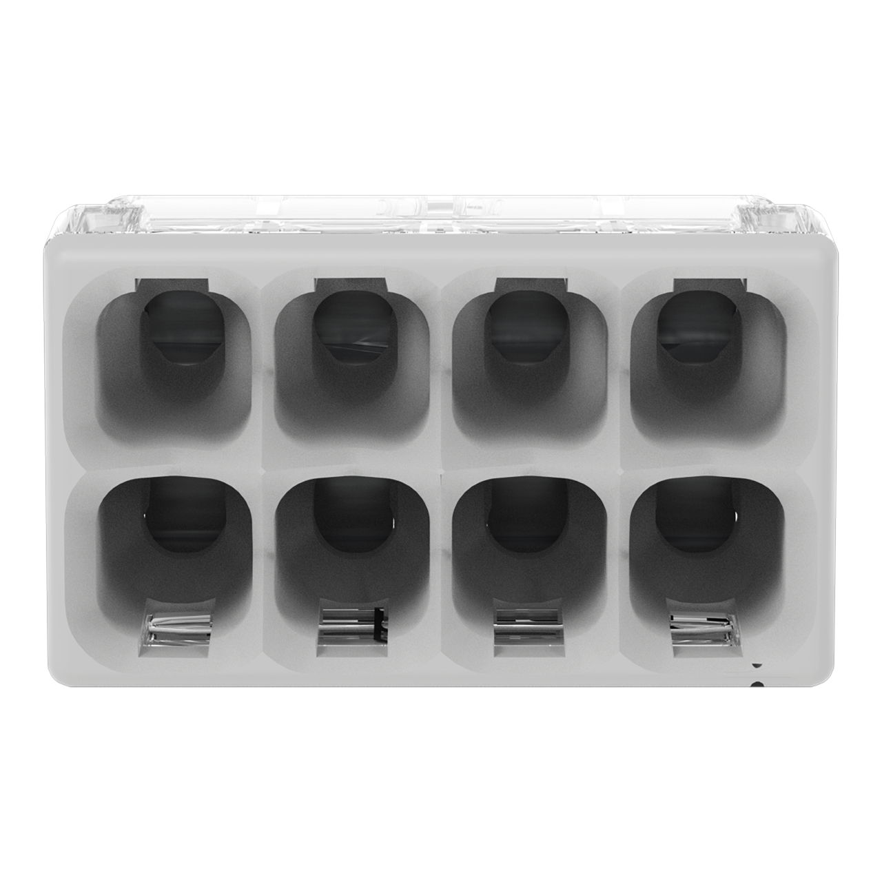 Verbindungsklemme zum Stecken,für eindrähtige Leiter,max. 2,5 mm²,transparent – Bild 4 von 7