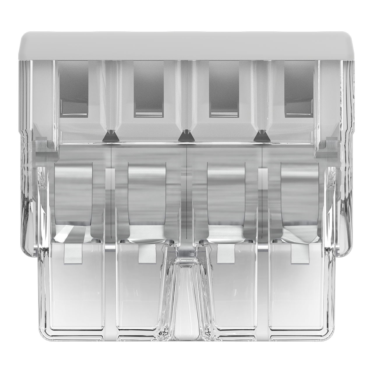 Verbindungsklemme zum Stecken,für eindrähtige Leiter,max. 2,5 mm²,transparent – Bild 5 von 7