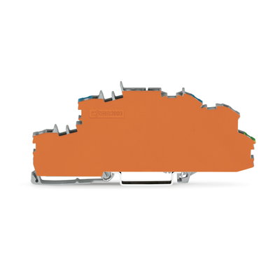 Installationsetagenklemme mit Betätigungsöffnung 2,5 mm² grau