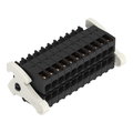 1-Leiter-Federleiste- 2-reihig,CAGE CLAMP®,1,5 mm²,schwarz