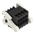 1-Leiter-Federleiste- 2-reihig,CAGE CLAMP®,1,5 mm²,schwarz