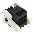 1-Leiter-Federleiste- 2-reihig,CAGE CLAMP®,1,5 mm²,schwarz