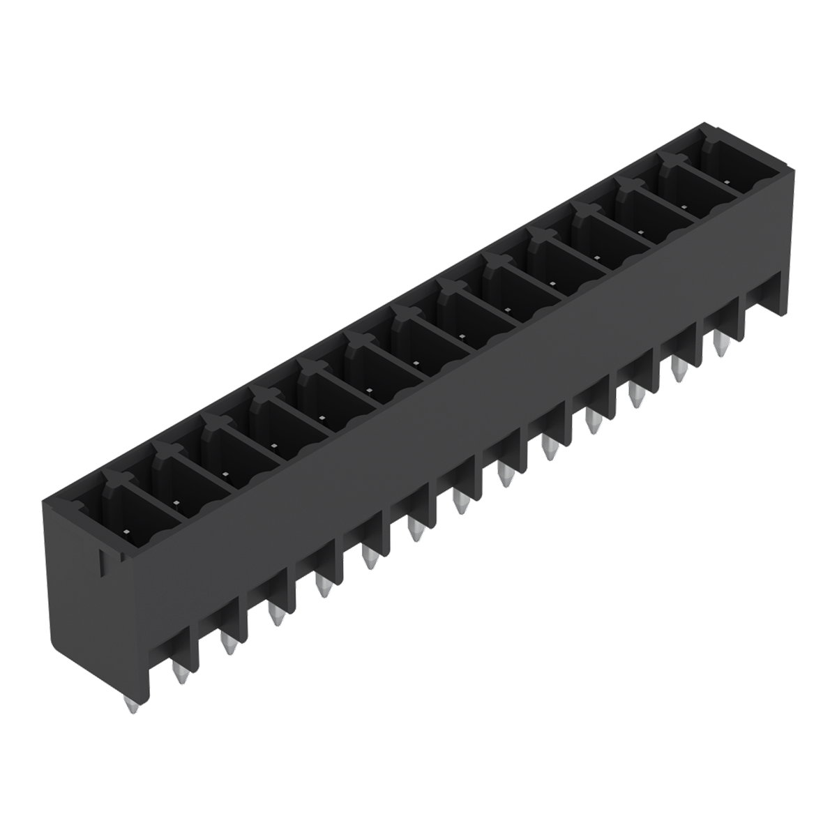THT-Stiftleiste,Lötstift 0,8 x 0,8 mm,gerade,schwarz