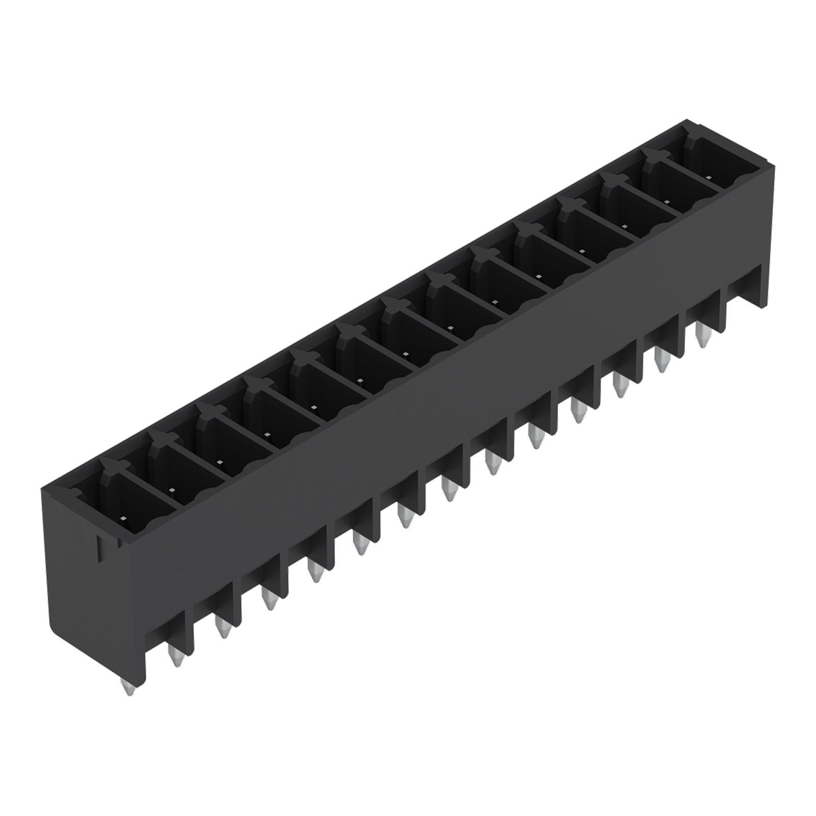 THT-Stiftleiste,Lötstift 0,8 x 0,8 mm,gerade,schwarz