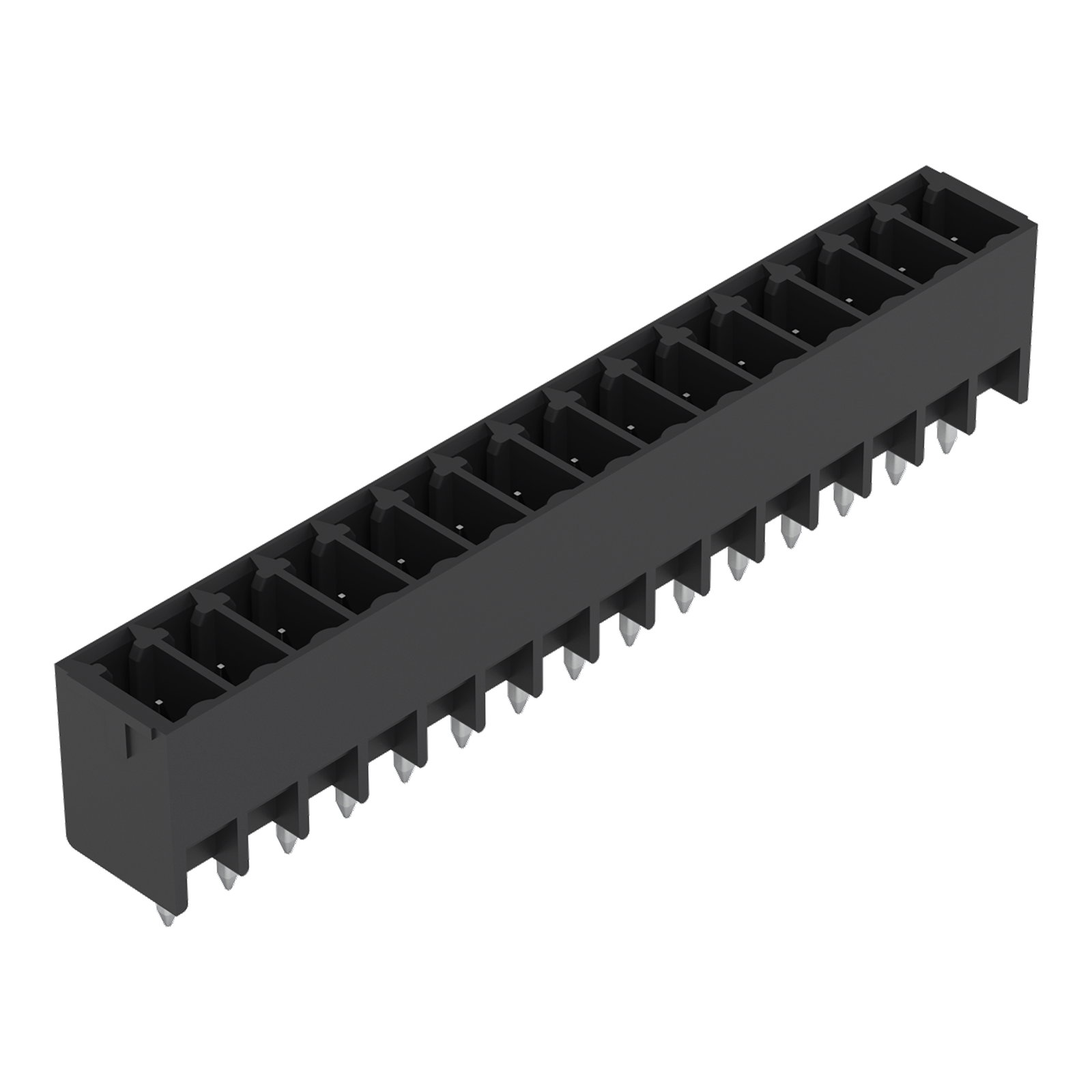 THT-Stiftleiste,Lötstift 0,8 x 0,8 mm,gerade,schwarz
