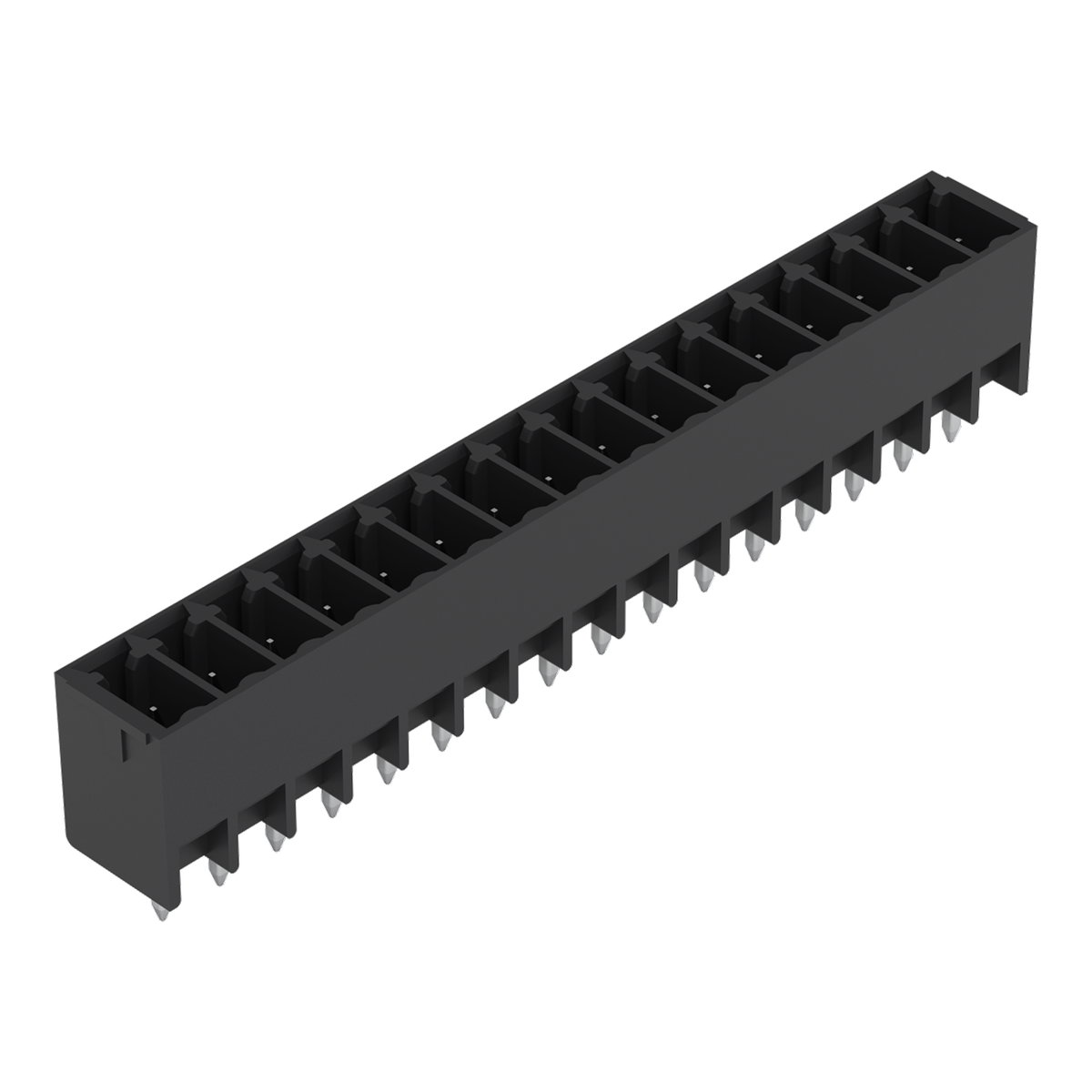 THT-Stiftleiste,Lötstift 0,8 x 0,8 mm,gerade,schwarz