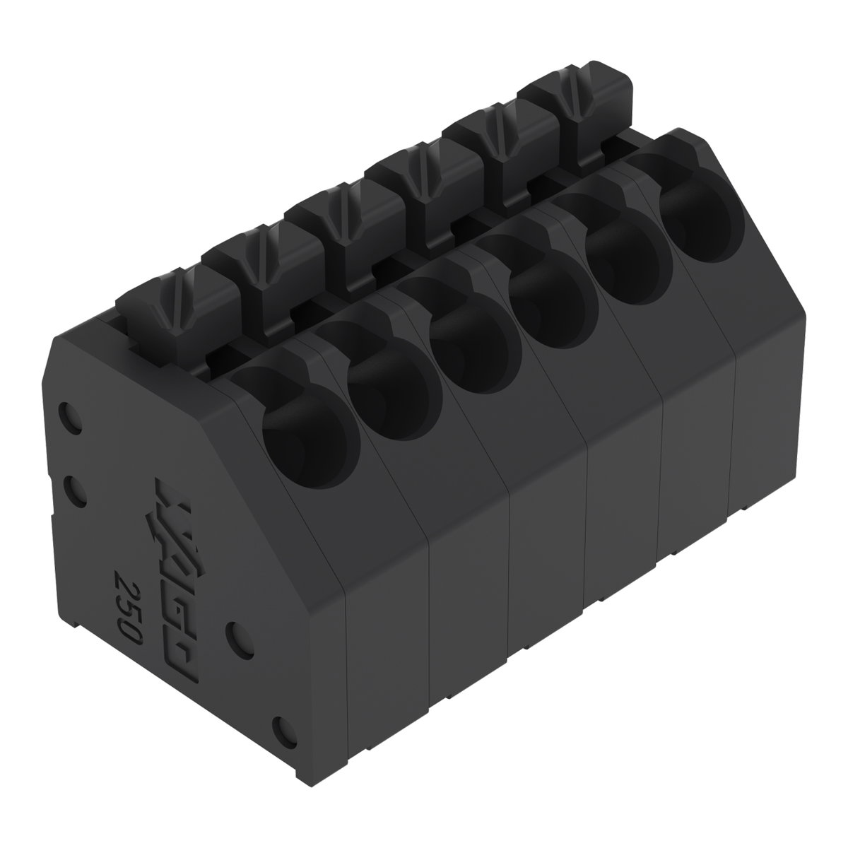 THR-Leiterplattenklemme,Drücker,1,5 mm²,schwarz