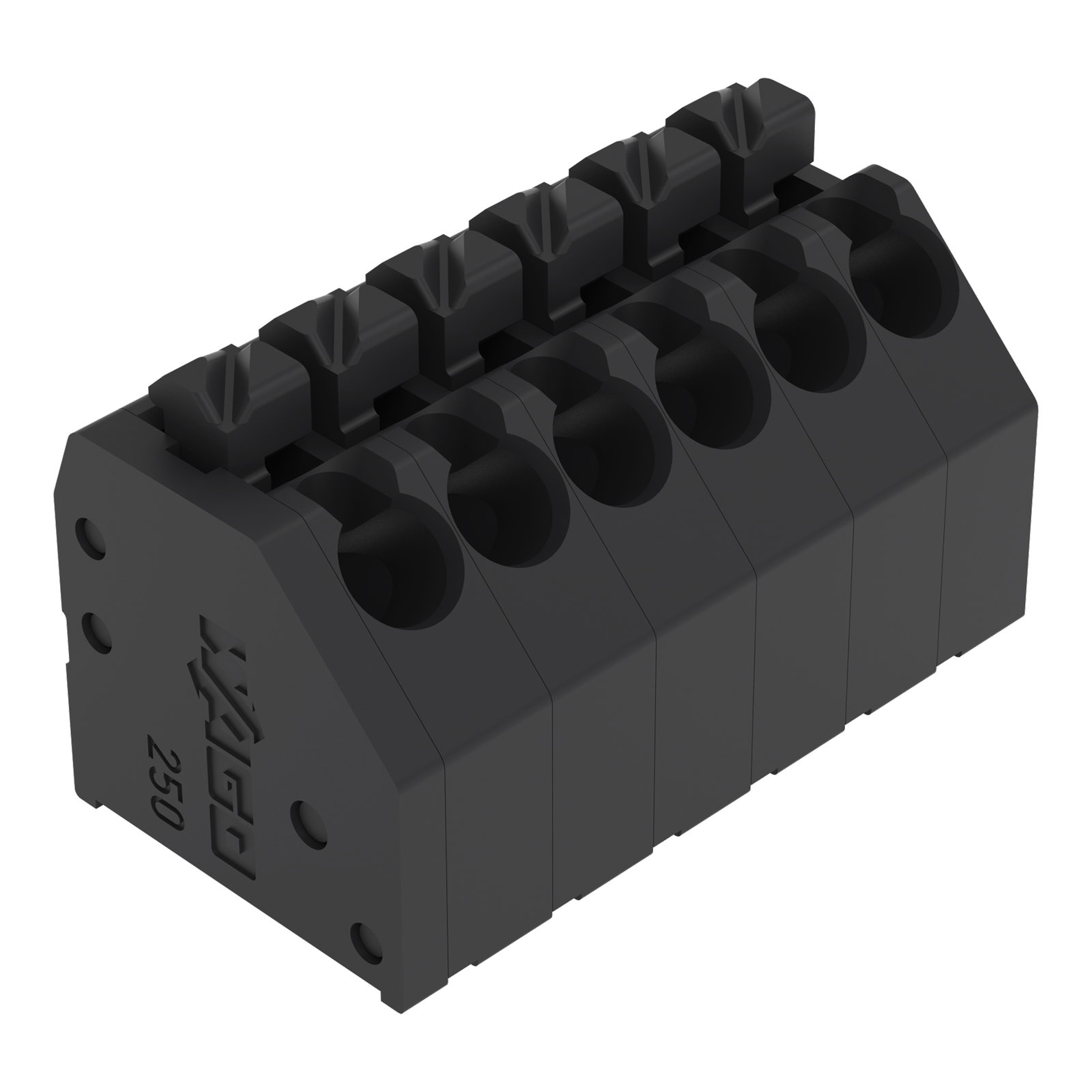 THR-Leiterplattenklemme,Drücker,1,5 mm²,schwarz