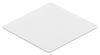 Abdeckung/Cover Für Rahmen, zum Einrasten, 27 x 27 mm halogenfrei transparent