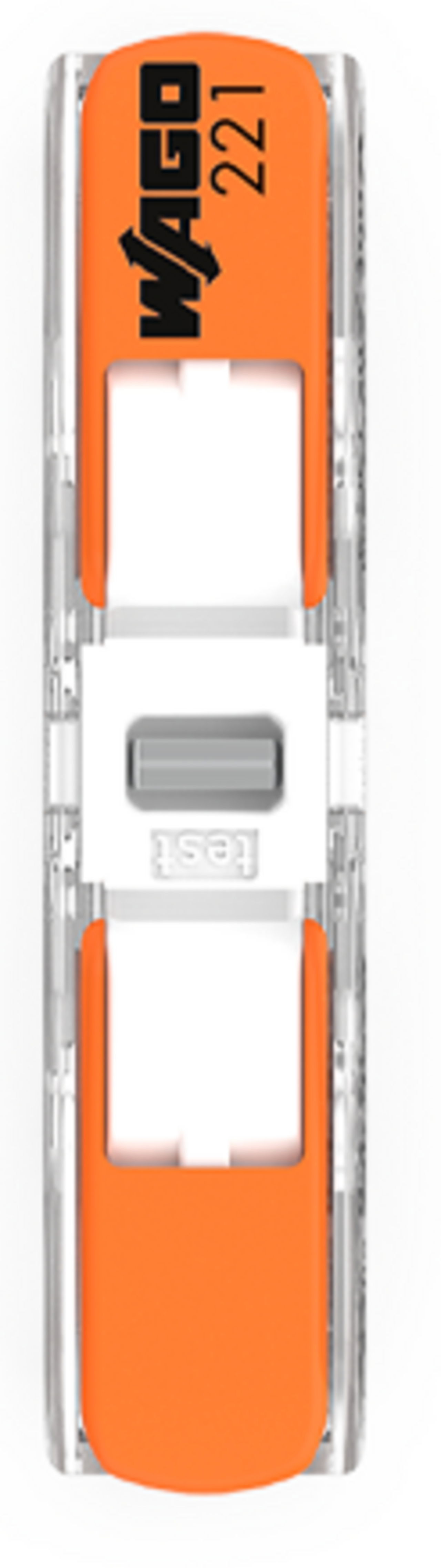 Durchgangsverbinder mit Hebeln,für alle Leiterarten,max. 4 mm²,transparent – Bild 5 von 6