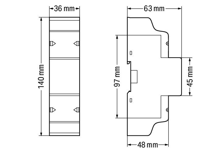Energiezähler (MID26),für Wandleranschluss,1 A / 5 A – Bild 5 von 5