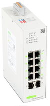 Lean-Managed-Switch 8 Ports 1000Base-T 2-Slot 1000BASE-SX/LX