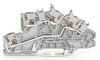 Installationsetagenklemme mit Drücker 2,5 mm² grau