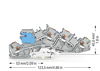 Installationsetagenklemme mit Drücker 4 mm² grau