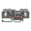 2-Leiter-Durchgangsklemme 16 mm² mittige Beschriftung grau