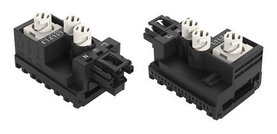 Abgriffmodul für Flachleitung 5 x 2,5 mm² + 2 x 1,5 mm² schwarz