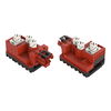 Abgriffmodul für Flachleitung 5 x 2,5 mm² + 2 x 1,5 mm² rot