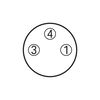 Sensor-/Aktorleitung M8-Buchse  axial 3-polig