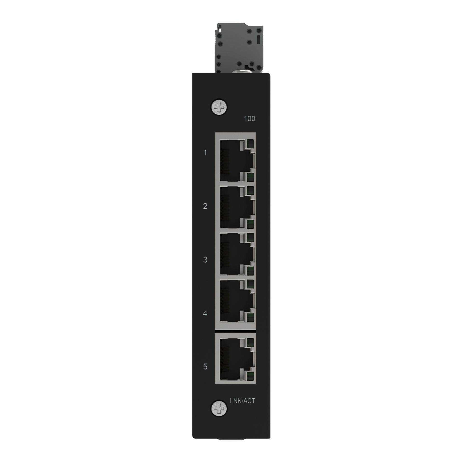 Industrial-ECO-Switch,5 Ports 100Base-TX,schwarz – Bild 2 von 6