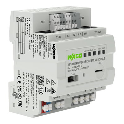 3-Phasen-Leistungsmessumformer 3x277/480 V/RC MODBUS RTU