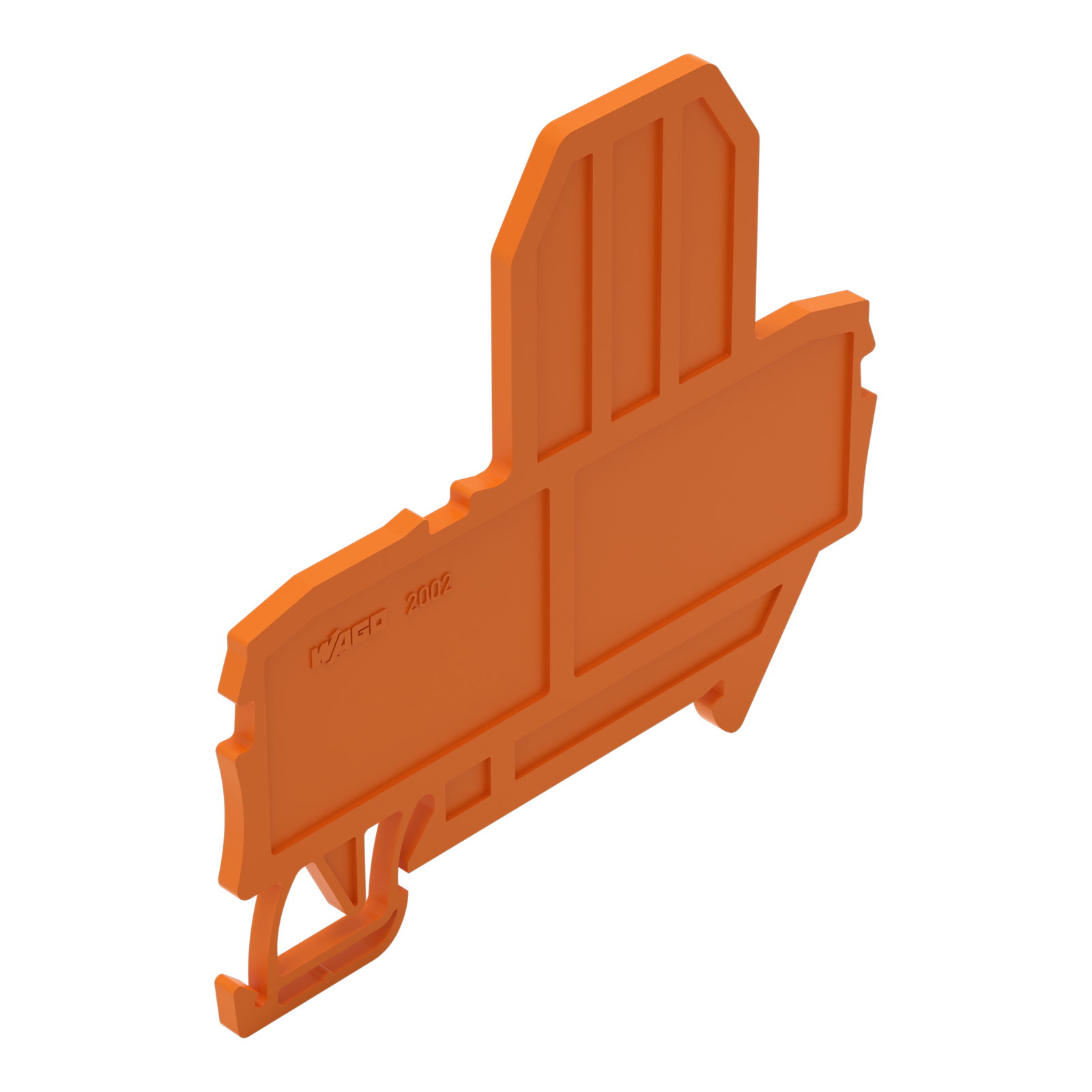 Endplatte für Sicherungsklemmen,2 mm dick,orange – Bild 2 von 2