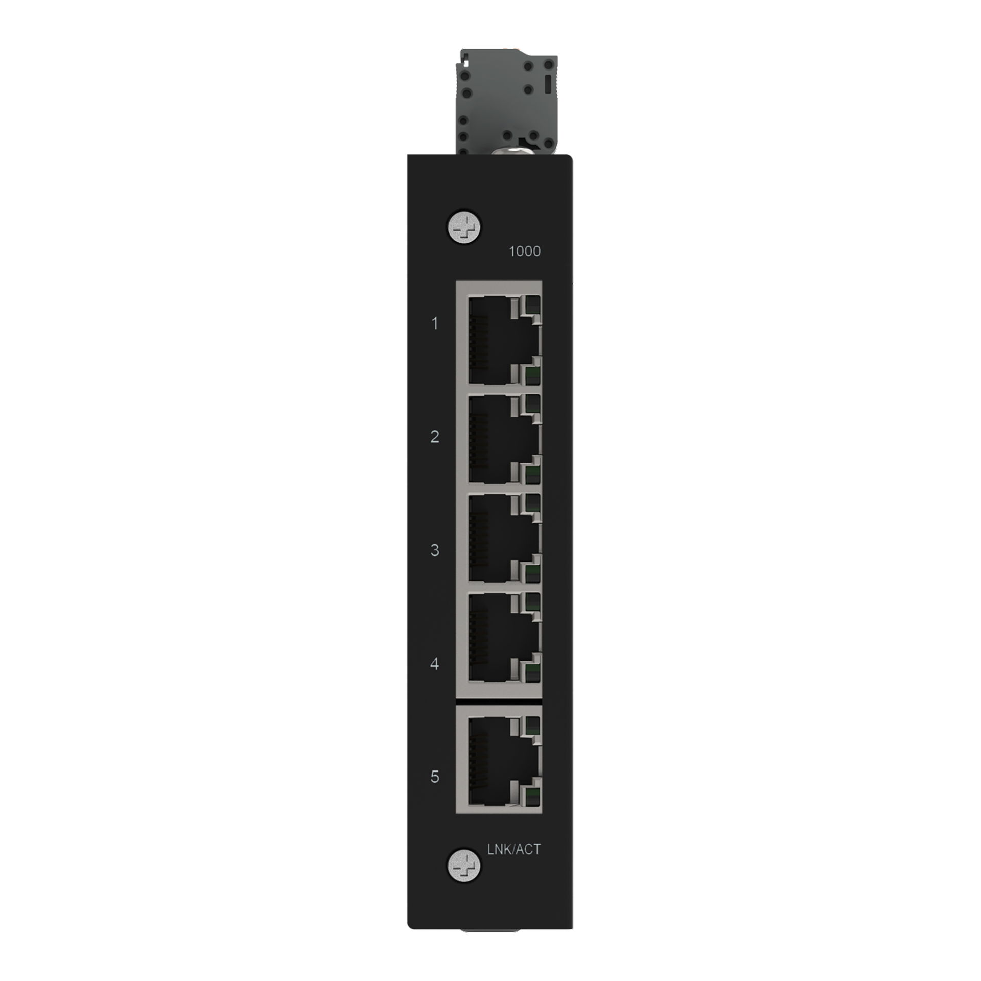 Industrial-ECO-Switch,5 Ports 1000Base-T,schwarz – Bild 2 von 6