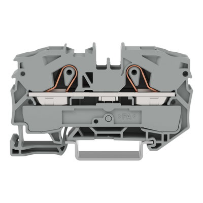 2-Leiter-Durchgangsklemme 16 mm² für Anwendungen Ex e II geeignet grau