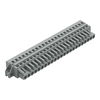 1-Leiter-Federleiste CAGE CLAMP® 2,5 mm² grau