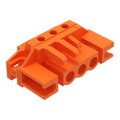 THT-Federleiste,abgewinkelt,Rastermaß 5,08 mm,orange