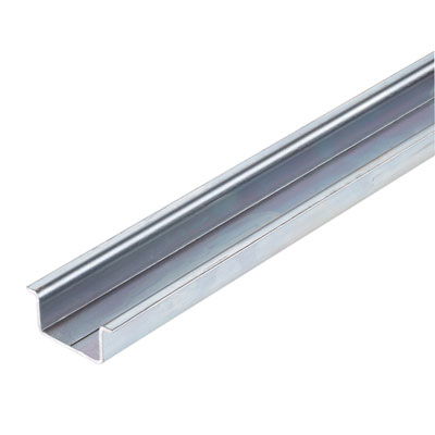 Guida di supporto, Accessori, acciaio, zincato glavanicamente e passivato, Larghezza: 2000 mm, Posizione verticale: 35 mm, Profondità: 15 mm