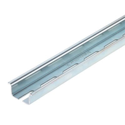 Guida di supporto, Accessori, acciaio, zincato glavanicamente e passivato, Larghezza: 2000 mm, Posizione verticale: 35 mm, Profondità: 15 mm