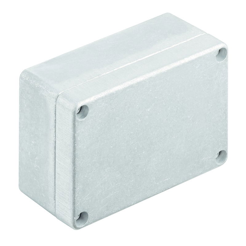 Custodia in metallo, Larghezza: 100 mm, Posizione verticale: 70 mm, Profondità: 45 mm, non trattato, Piastra a flangia: No, alluminio AlSi12