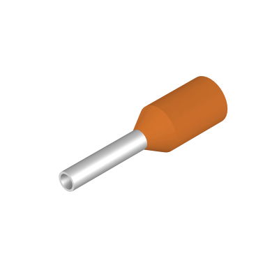 Terminale, 0.5 mm², Lunghezza di spellatura: 8 mm, Colori: arancione, Isolamento: presente