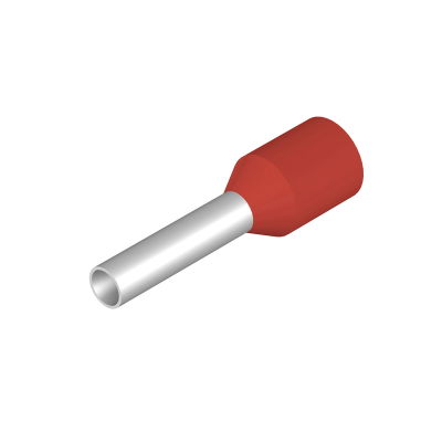 Terminale, 1.5 mm², Lunghezza di spellatura: 10 mm, Colori: rosso, Isolamento: presente