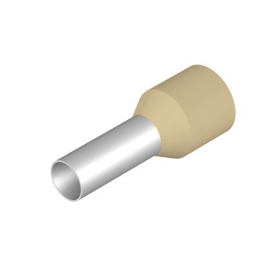 Terminale, 10 mm², Lunghezza di spellatura: 15 mm, Colori: avorio, Isolamento: presente